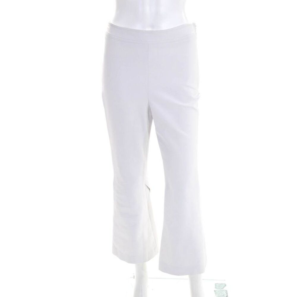 Opening Ceremony Womens	William Back Flare Leg Pants White Size 8 11049568